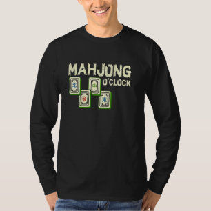 Camiseta Mahjong O'clock Funny Mahjong Player