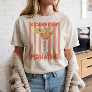 Camiseta Mahjong Orange Martini