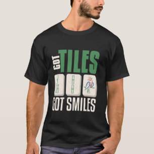 Camiseta Mahjong Tem Peças Tem Sorrisos Design Mahjong