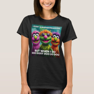 Camiseta Mahnamahna Preso na sua cabeça design de música de