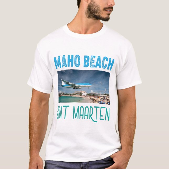 Camiseta Maho Beach, Sint Maarten (Frente)