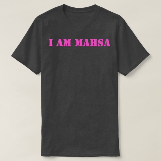 Camiseta Mahsa Amini 5 (Frente do Design)