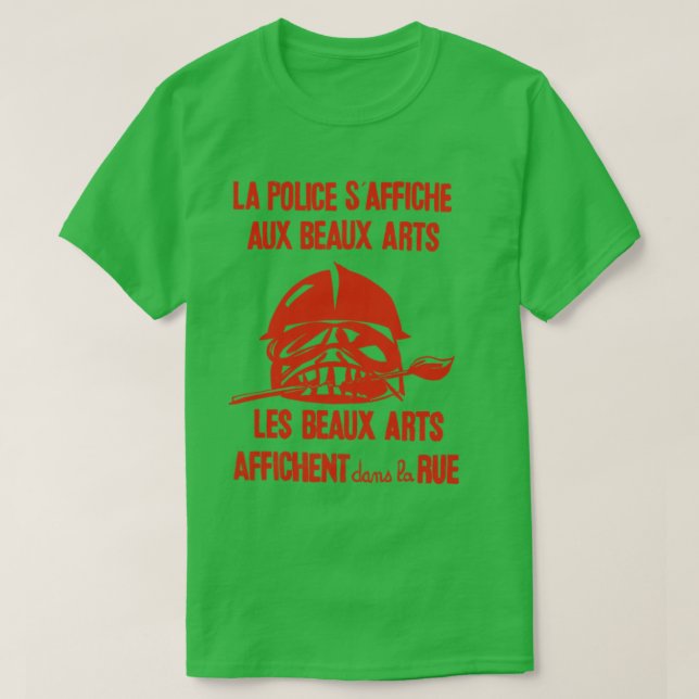 Camiseta Mai 68 Paris Riots (Frente do Design)