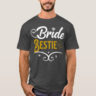 Camiseta Maid of Honor Bride Bestie Bridal Shower Gifts