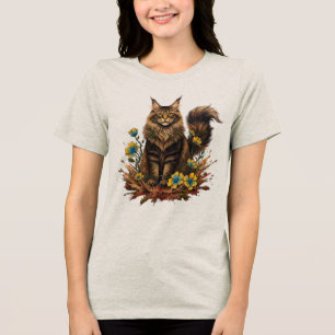Camiseta Maiestoso Maine Coon Nature Art