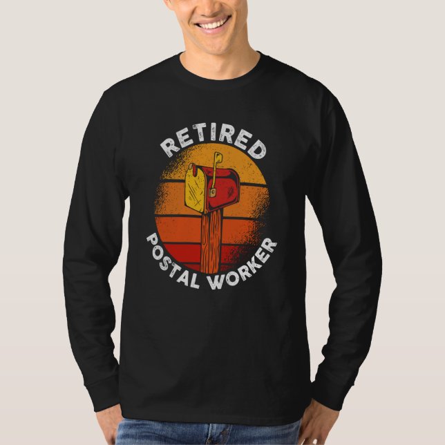 Camiseta Mail Carrier Postman Retirement Retired Postal Wor (Frente)