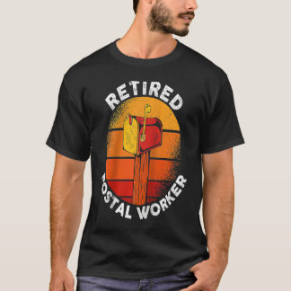 Camiseta Mail Carrier Postman Retirement Retired Postal Wor