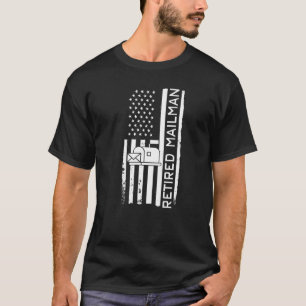 Camiseta Mail Carrier Retro Vintage Postal Worker Usa Usa F