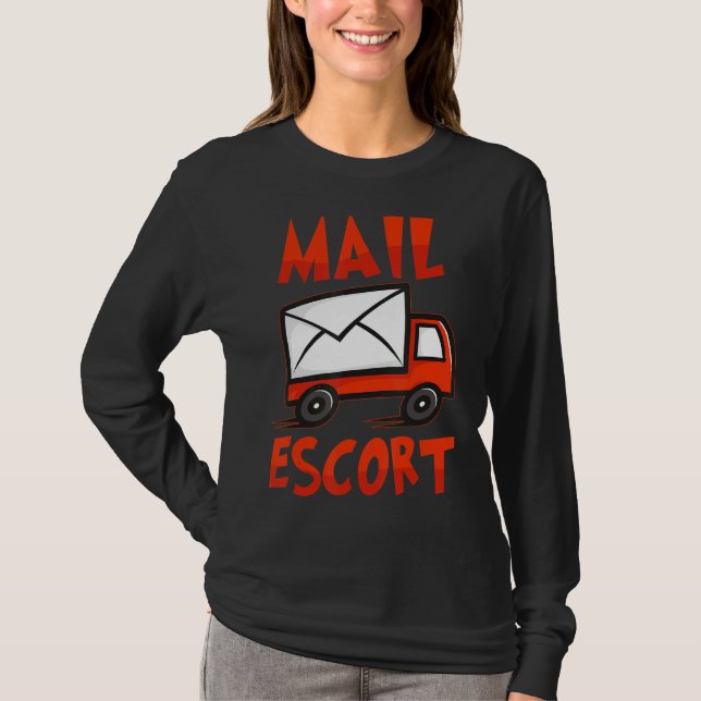Camiseta Mail Escort Postal Service Mailman (Frente)