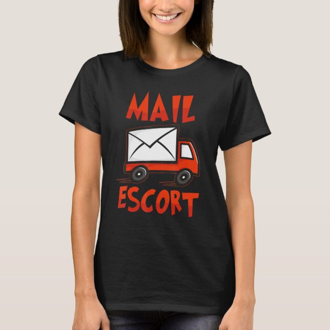 Camiseta Mail Escort Postal Service Mailman (Frente)