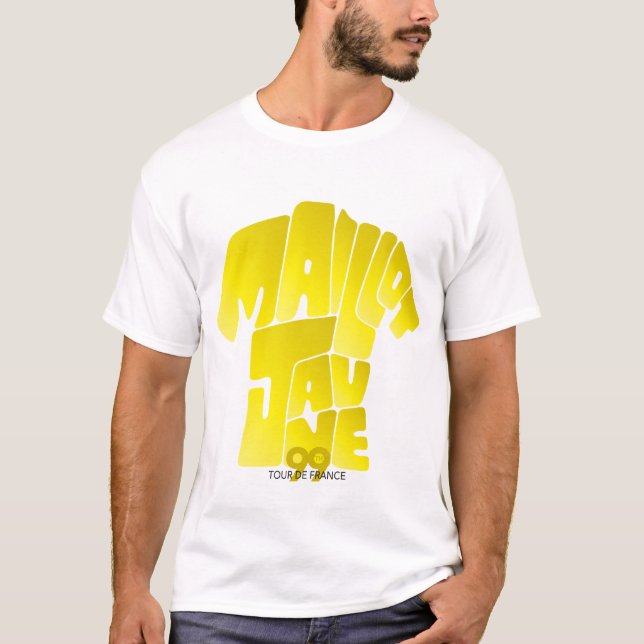 Camiseta Maillot Jaune - jérsei amarelo TDF (Frente)