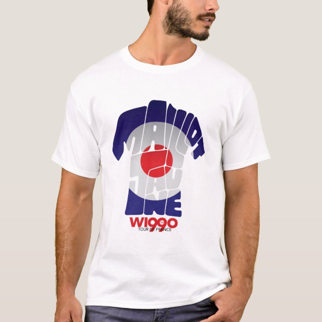 Camiseta Maillot Jaune - jérsei TDF Wiggins de Wiggo (Frente)