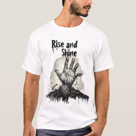 Camiseta Main de Zombie Émergeant du Sol 🧟♂️💀