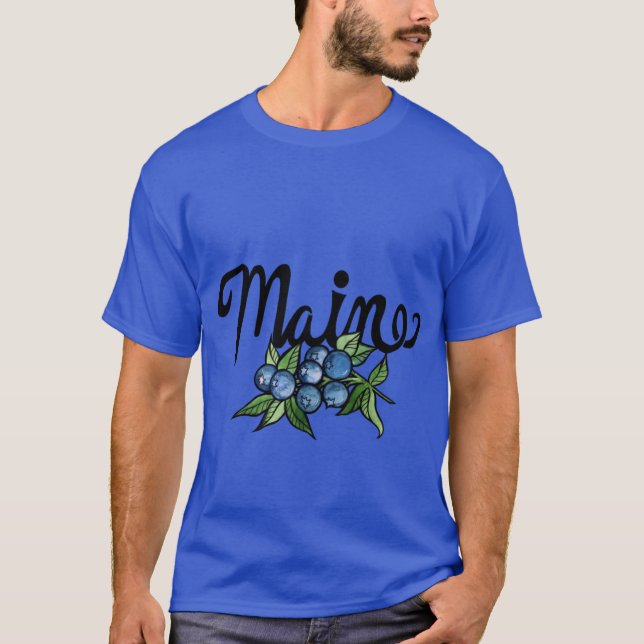 Camiseta Maine Blueberries 1 (Frente)