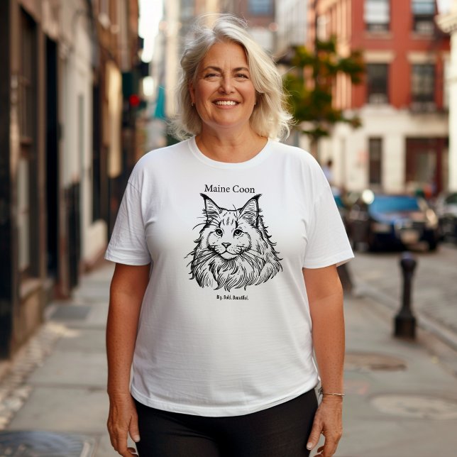 Camiseta Maine Coon (Criador carregado)