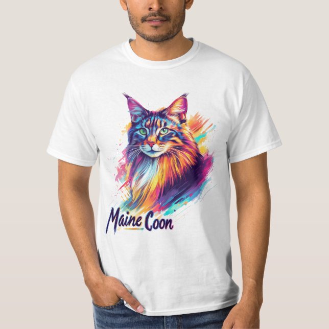 Camiseta Maine Coon (Frente)
