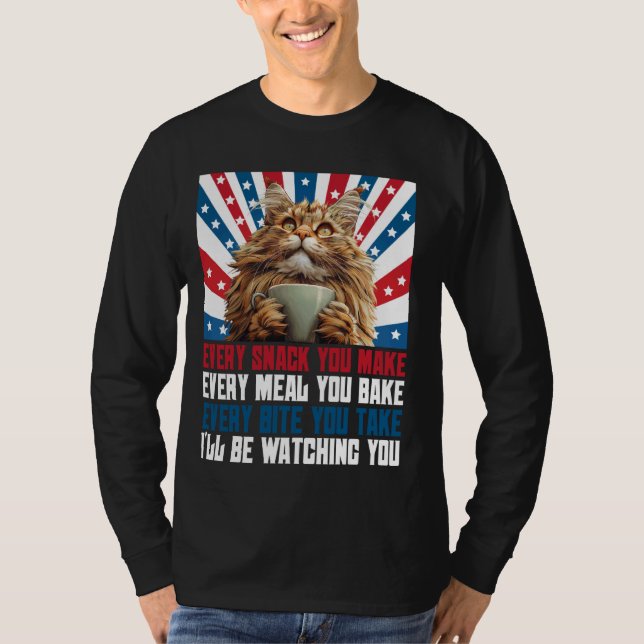 Camiseta Maine Coon, cada macaco que você faz cada farsa C (Frente)