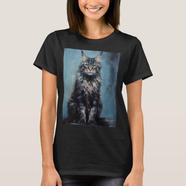 Camiseta Maine Coon cat (Frente)