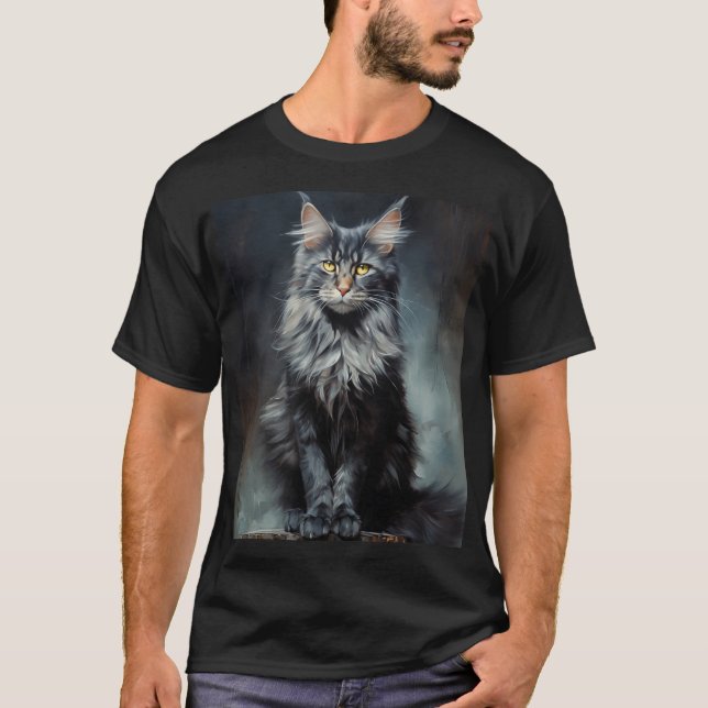 Camiseta Maine Coon cat (Frente)