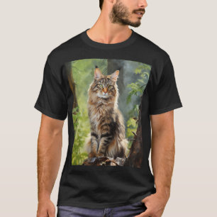 Camiseta Maine Coon cat