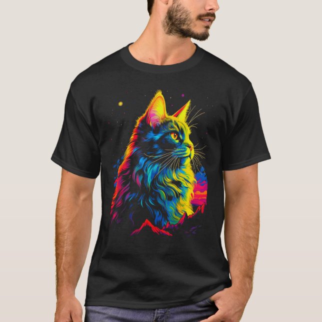 Camiseta Maine Coon Cat (Frente)