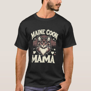 Camiseta Maine Coon Cat Breed Pet Maine Coon Mama