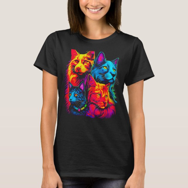 Camiseta Maine Coon Cat Family (Frente)