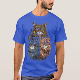 Camiseta Maine Coon Cat Gang Liberada