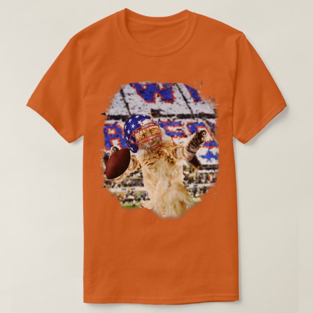 Camiseta Maine Coon Cat Playing (Frente do Design)