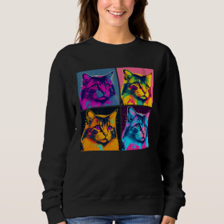 Camiseta Maine Coon Cat Pop Illustration Colorful Animal 1