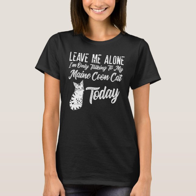 Camiseta Maine Coon Cat Roupa Cats Owner Design (Frente)