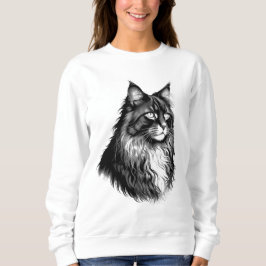Camiseta Maine Coon Cat Women's Sweatshirt