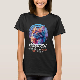 Camiseta Maine Coon GATO OFICIAL DAS PESSOAS MAIS LEGAIS Vi