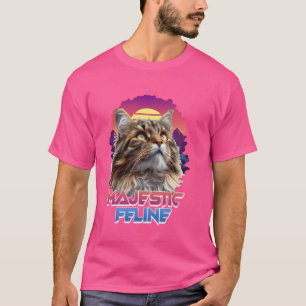 Camiseta Maine Coon MAJESTIC FELINE Vintage Cat Owner Maine