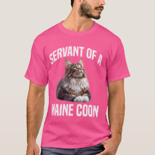 Camiseta Maine Coon SERVANT DE UM PATRIMÔNIO DE UM GOLO MAI