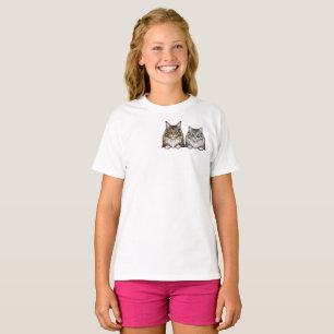 Camiseta Maine Coon & Silver Tabby para amantes de gatos