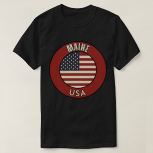 Camiseta Maine Estados Unidos da América