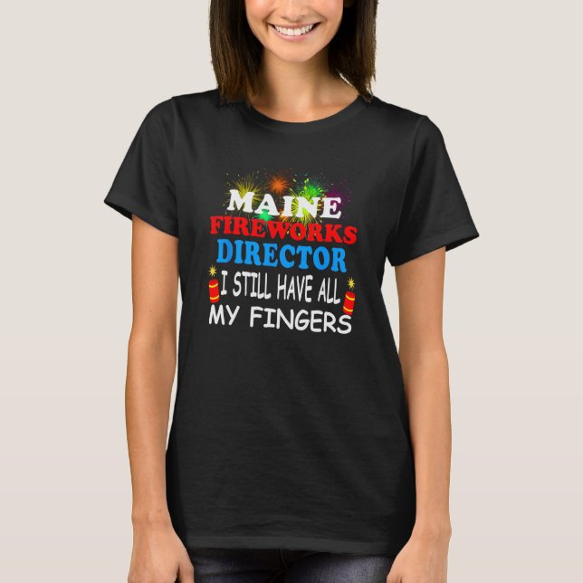 Camiseta Maine Fireworks Director (Frente)