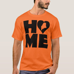 Camiseta Maine Home Heart State Tees