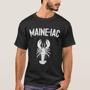 Camiseta Maine Lagosta Lagosta Doente Do Setor Da Pesca Mai