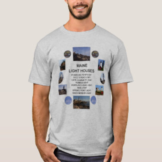 Camiseta Maine Light Houses