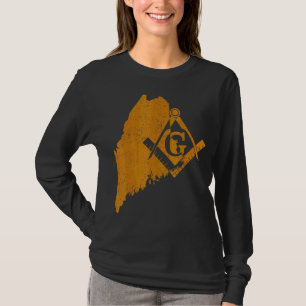 Camiseta Maine Masons Grand Lodge Af&am Freemasonry Padre"