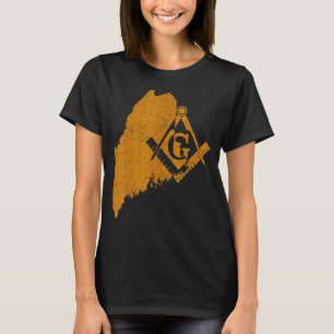 Camiseta Maine Masons Grand Lodge Af&am Freemasonry Padre"