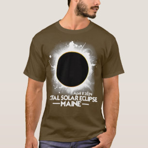 Camiseta Maine Total Solar Eclipse 2024 Abril 8 América Tot