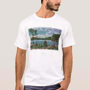 Camiseta MaineView da montanha do Squaw e do lago Moosehead