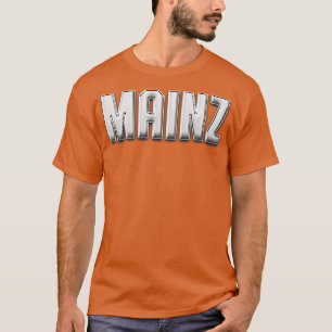 Camiseta Mainz Cidade Mainzer Schriftzug Stdter Rhein