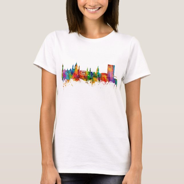 Camiseta Mainz Germany Skyline (Frente)