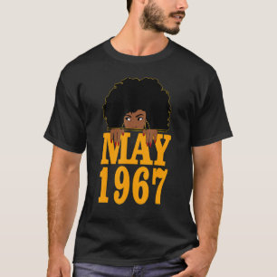 Camiseta Maio 1967 55º aniversário 55 anos mulheres negras