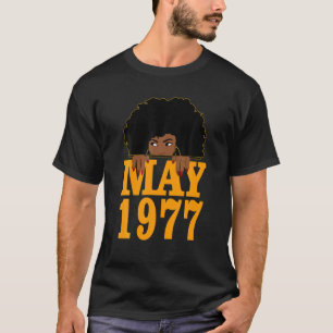 Camiseta Maio 1977 45º Aniversário 45 Anos Mulheres Negras