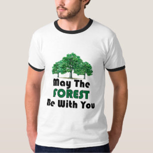 Camiseta Maio a floresta seja com você